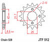  DID JT zestaw napędowy Kawasaki KLR600 (84-90)